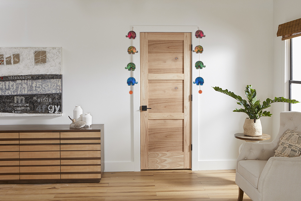 Whimsical Multicolor Elephant Door Hanging - Bring Luck