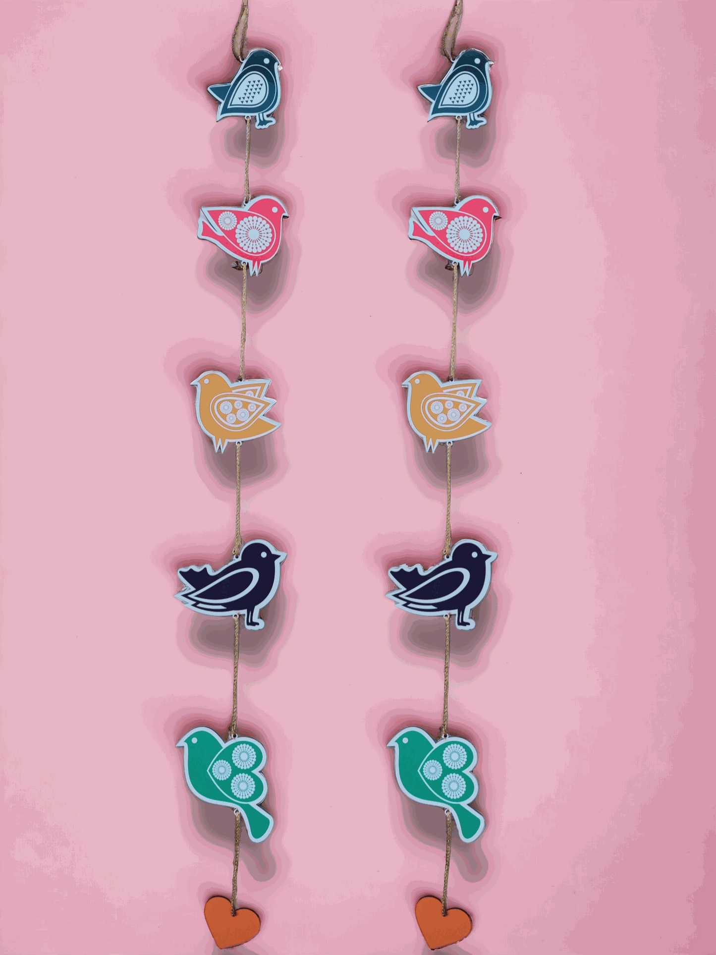 Wooden Bird Door Hanging Pair - HomifyArt