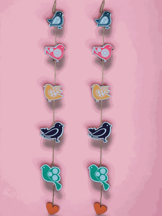 Wooden Bird Door Hanging Pair - HomifyArt