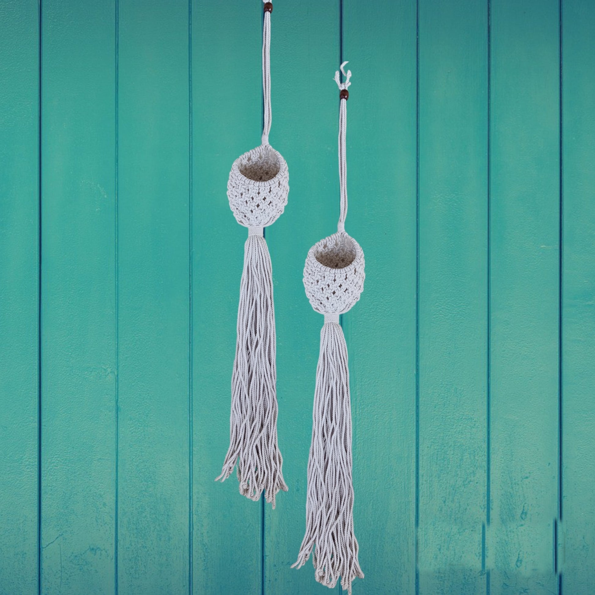 Macrame Plant Hanger (Nest Shape) Pack of 2 - HomifyArt
