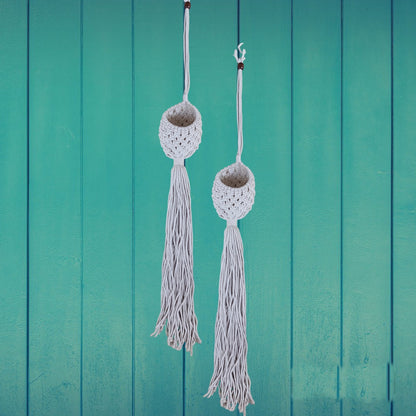 Macrame Plant Hanger (Nest Shape) Pack of 2 - HomifyArt